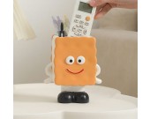 Cartoon Biscuit Office Pen Holder,Desktop Decoration Organization