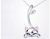 Cat Pendant Necklace