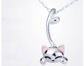 Cat Pendant Necklace