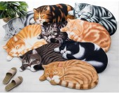 Cat Style Area Floor Mat/Rug