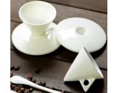 Ceramic Cone Coffee Mug (set of 2)