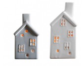 Ceramic House-shaped  Tealight Candle Holder