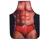 Comics Muscle Man Character Apron