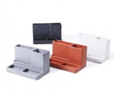 Concrete  Multi-function Desk Stationery Organizer Storage Box  Pen/Pencil ,Cell phone, Business Name Cards Remote Control Holder