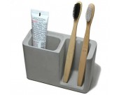 Concrete Toothbrush Toothpaste Stand Holder