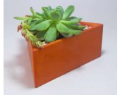 Handmade Concrete Triangle  Succulent Planter Flower Pot