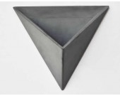 Concrete Triangle Wall-mounted Flower Pot
