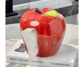 Creative Ceramic Apple Tissue Box, Personality Home Office Decoration