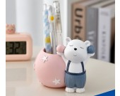 Cute Cartoon Happy Bear Pen Holder