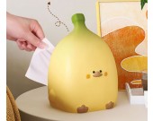 Cute Duck Banana Combination Table Decoration Tissue Box