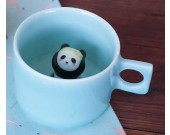 Cute Panda Figurine Ceramic Coffee Cup