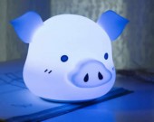 Cute Pig USB Rechargeable Children Night Light