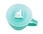 Cute Seal Figurine Ceramic Coffee Cup