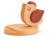 Cute Wooden Hen Cell Phone Tablet Stand Holder