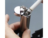 Cylinder Portable Pocket Ashtray  with Keychain 