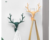 Deer Antler Wall Hook Decor 3pc