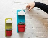 DIY  Wall-mounted Rain Clouds Planters