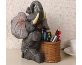 Elephant Pen Pencil Holder Desk Organizer