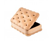 Exquisite Sandwich Biscuit Jewelry Storage Box, Creative Gift