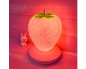 Beautiful Strawberry Night Light USB Charging Lamp