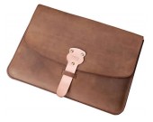 Genuine Leather Envelope Laptop Sleeve Bag for MacBook pro /Air 13.3 Inc