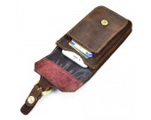  Genuine  Leather Vertical  Case Cover With Belt Clip Holster