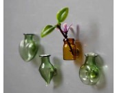 Glass Vase Fridge Magnets, Set of 6