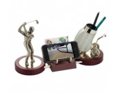 Golf Bag Pen Holder Desktop Decoration novelty gift