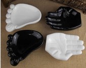 Hand & Feet Shaped Ceramic Ashtray