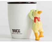  Porcelain Coffee Mug with 3D  Animal  Handle 