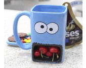 Hand Painted  Monster Cookie Holder Coffee Mug
