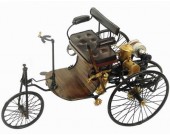 Handmade Antique  Model Kit Car-Benz Patent Motorwagen 1886