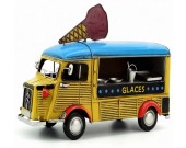 Handmade Antique Model Kit Car - Citroen Ice Cream Truck 