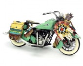 Handmade Antique Model Kit Motorcycle-1953 Harley Motorcycle