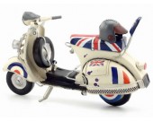 Handmade Antique Model Kit Motorcycle-1968  VESPA Motor Scooter