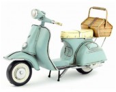 Handmade Antique Model Kit Motorcycle-Retro VESPA Motor Scooter