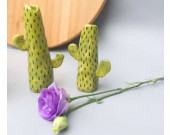 Handmade Cactus Model Ceramic Decorator Vase