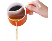 Creative Ceramic Tea Infuser Mug with Lid