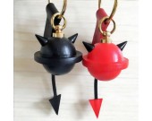 Handmade Leather Demon Ox Horns Bell