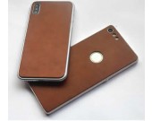 Handmade Genuine Leather Protective Skin Phone Back Shell for iPhone XS Max/XS/XR/X