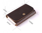 Handmade Leather Coin Purse Wallet Credit Card Holder Business Card Holder