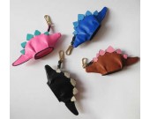 Handmade Leather Dinosaur Shaped Coin Purse