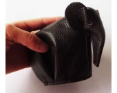 Handmade Leather Elephant Shaped Coin Purse