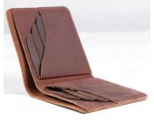 Handmade Slim Leather Wallet Credit Card Holder