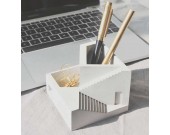 Handmade Concrete Architecture Stairs Pen Holder  Desk Organizer