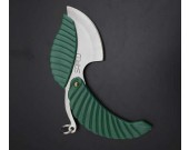 Leaf Design Pocket Knife with Keychain 