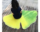 Leaf Shaped Area Floor Mat/Rug - Ginkgo Leaf 