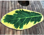 Leaf Shaped Area Floor Mat/Rug - Mulberry Leaf