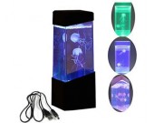 Led Mini Desk jellyfish Fish Aquarium Lamp