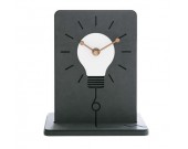 Light bulb Silent Table Clock Non Ticking Desk Clock